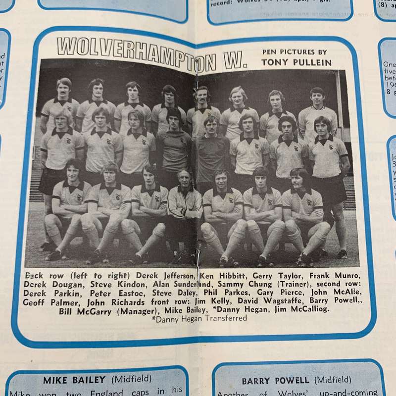 Soccer  '1974 Queens Park Rangers vs Wolverhampton' Official Programme