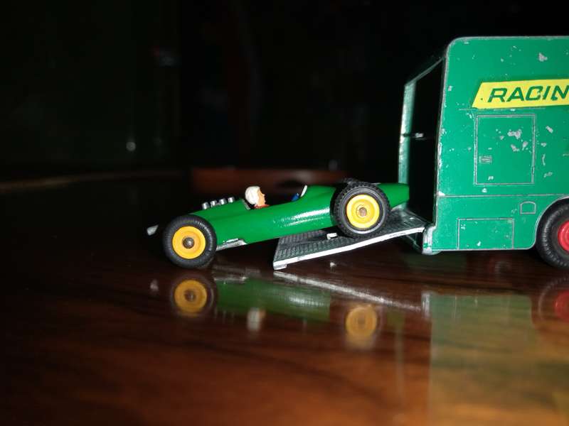 Matchbox King Size Car Transporter plus one car