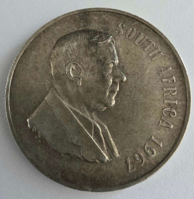 1967 Silver R1 - Rare "Pregnant Springbok" Variant