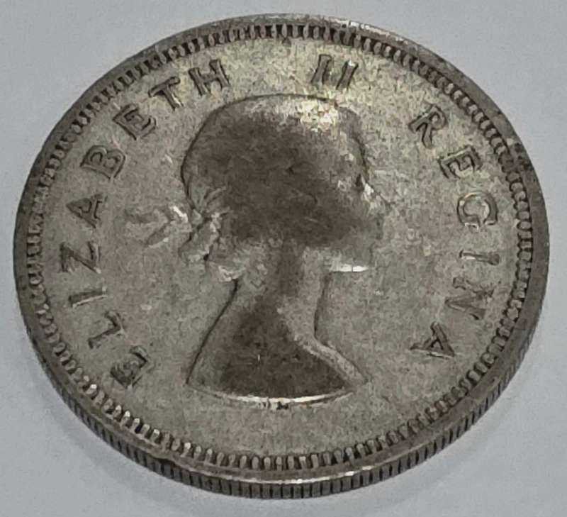 1957 Silver 2 Shillings