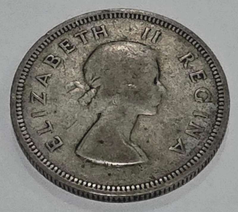 1954 Silver 2 Shillings