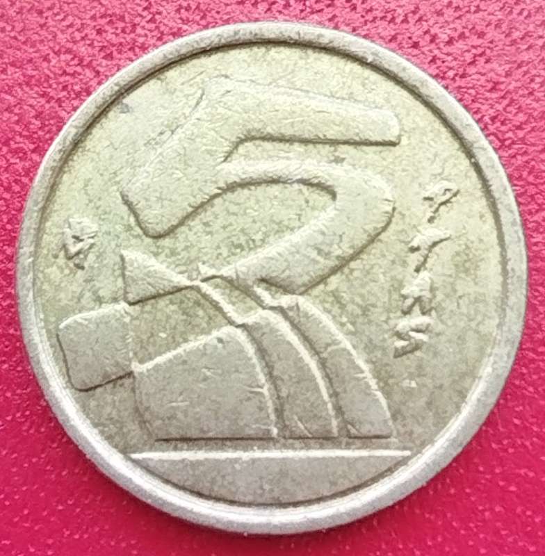 1991   5 Pesetas - Juan Carlos I   Coin       Spain         SUN14737