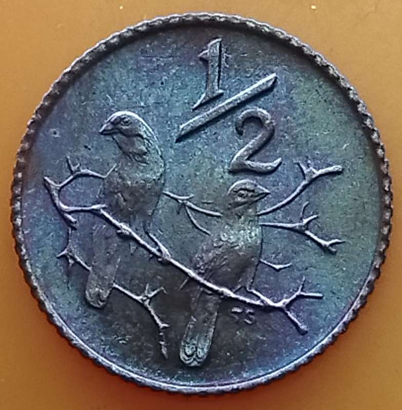 1970     1/2  Cent     Coin                SUN14755