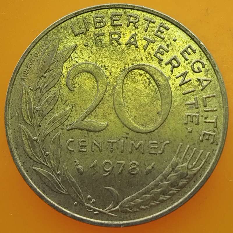 1978  20 Centimes Coin      France          SUN14780