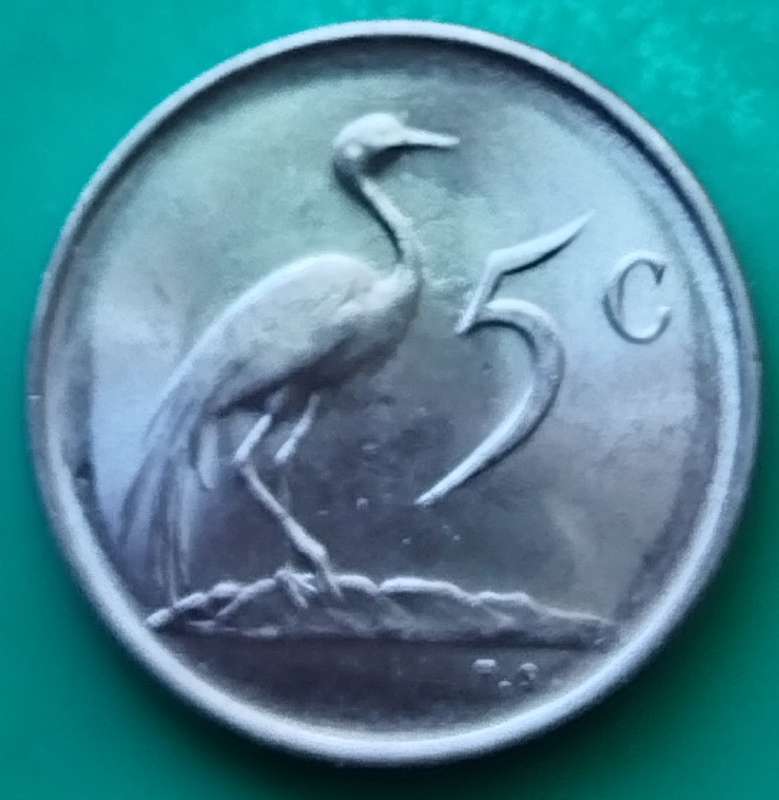 1974   5c  RSA                      SUN14869