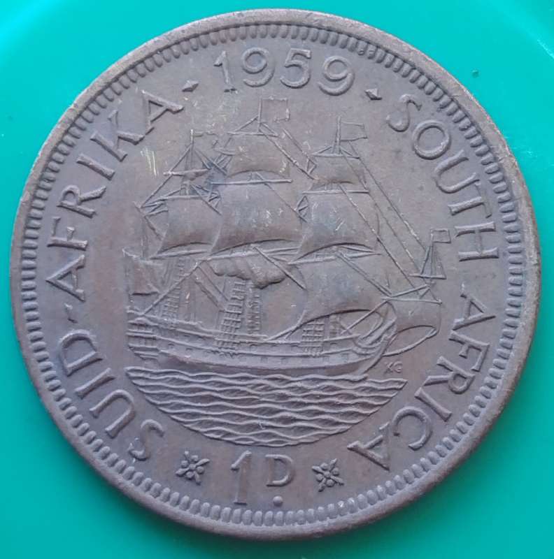 1959   PENNY  COIN        SA                       SUN14871