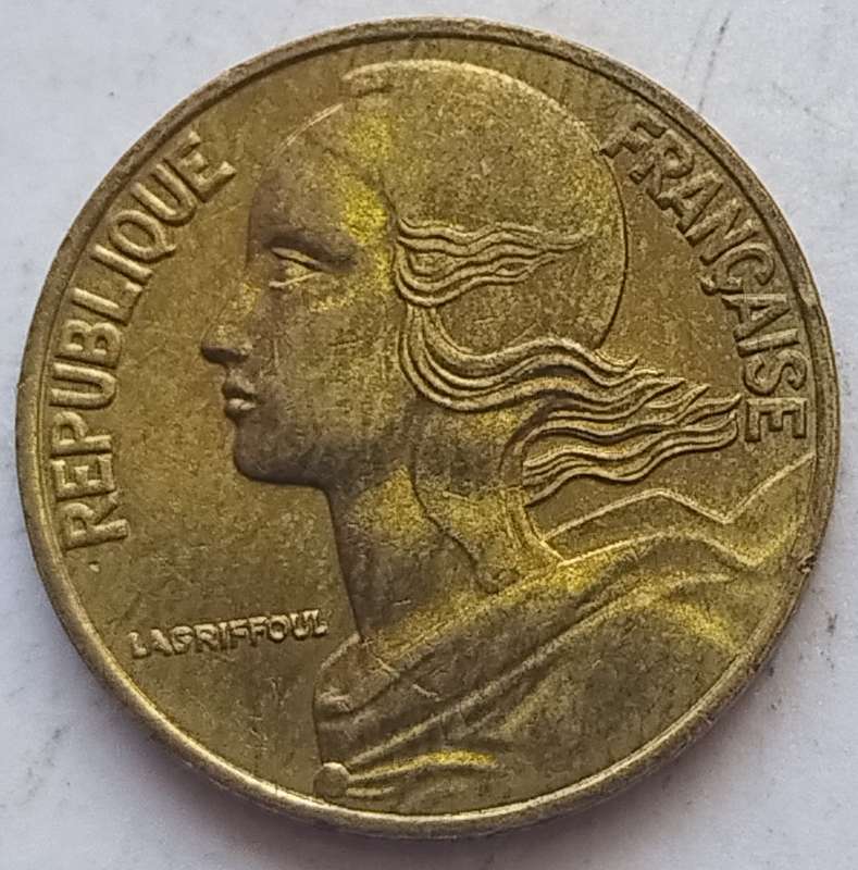 1996  5 Centimes Coin      France          SUN14872