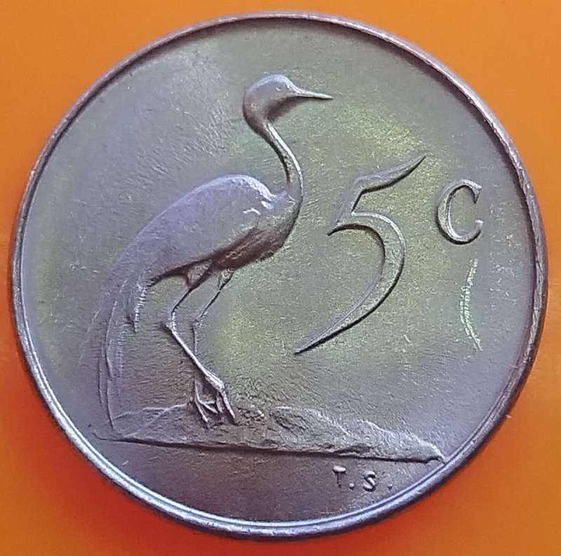 1966   5c   COIN   (Afrikaans)       SUN14908