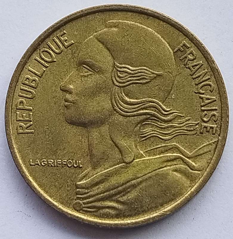 1972         5 Centimes Coin      FRANCE          SUN15143