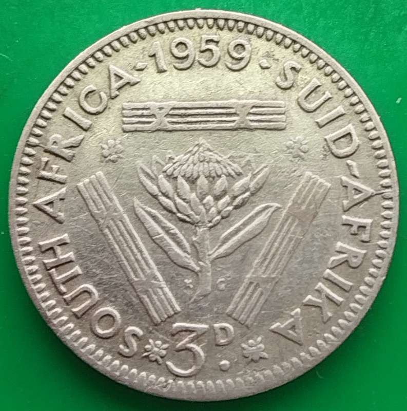 1959     THREEPENCE  SILVER                 SUN15165