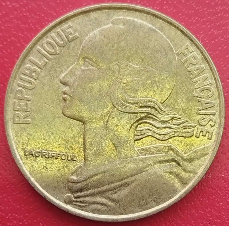 1987  20 Centimes Coin      FRANCE          SUN15169