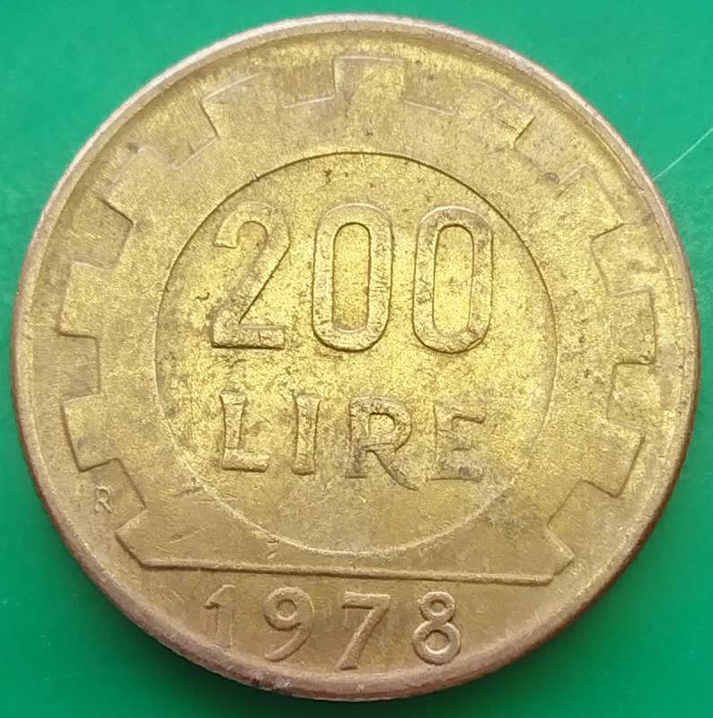 1978  200 Lire     Italy         SUN15207