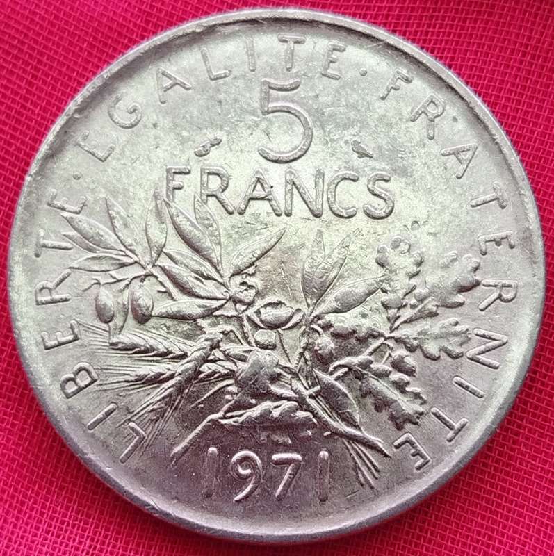 1971         5 FRANCS Coin      FRANCE          SUN15226