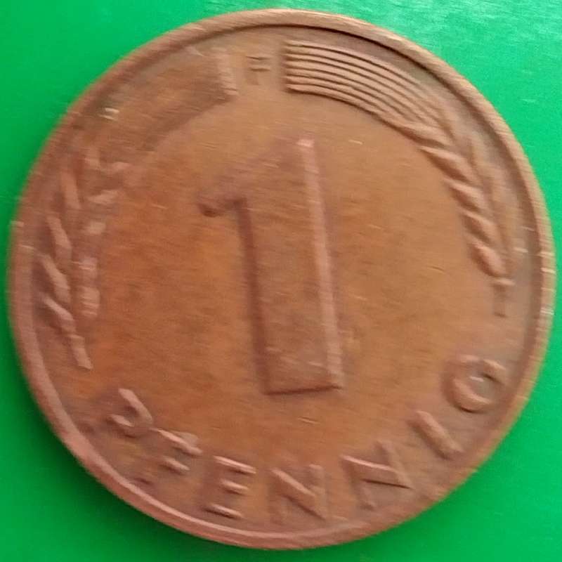 1950  1 Pfennig COIN      Germany        SUN15233