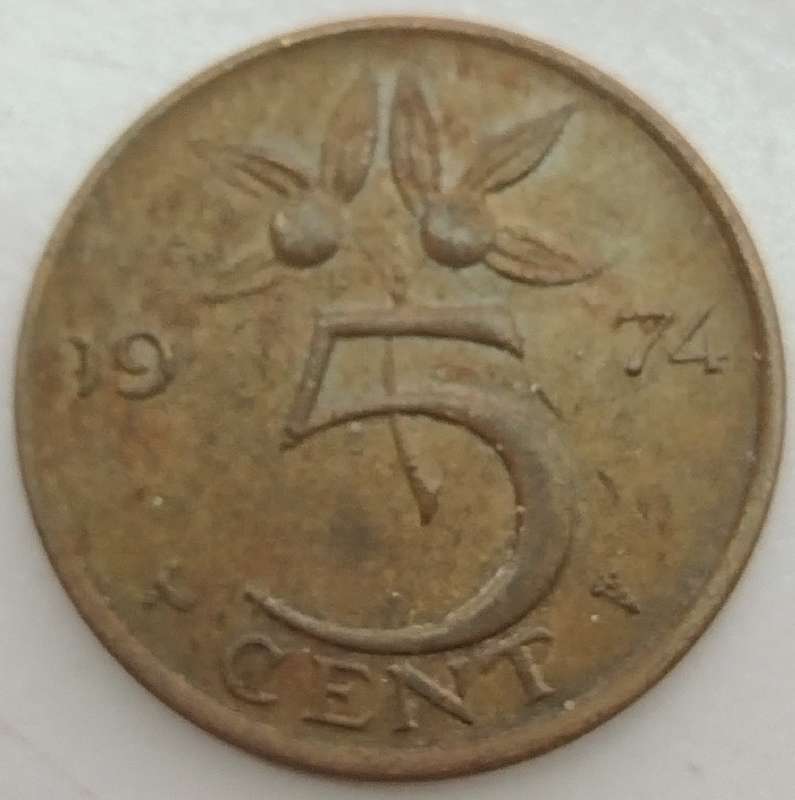 1974  5 Cents      Netherlands          SUN15237