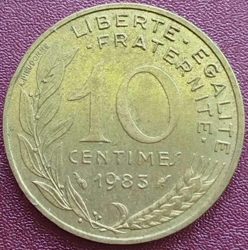 1983         10 Centimes Coin      FRANCE          SUN15245