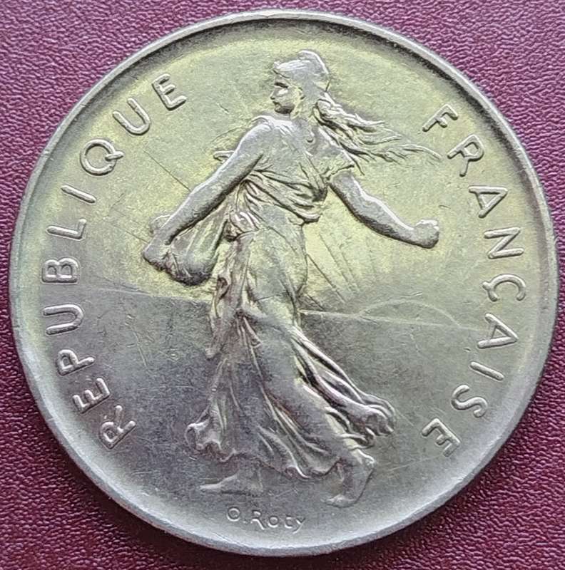 1973         5 FRANCS Coin      FRANCE          SUN15250