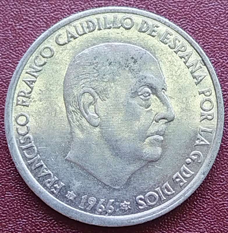 1966       50 Centimos      SPAIN          SUN15251