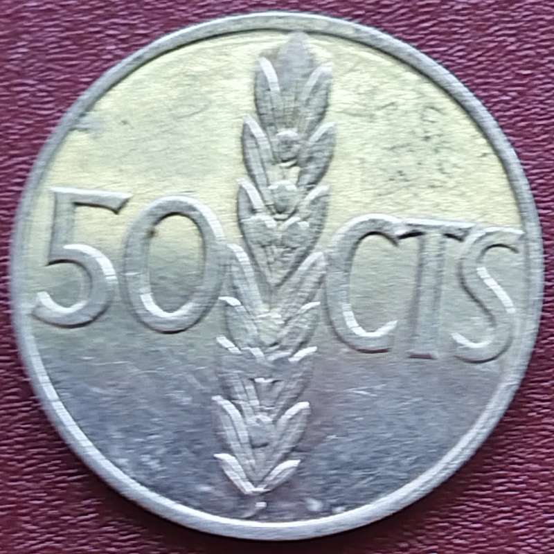 1966       50 Centimos      SPAIN          SUN15251