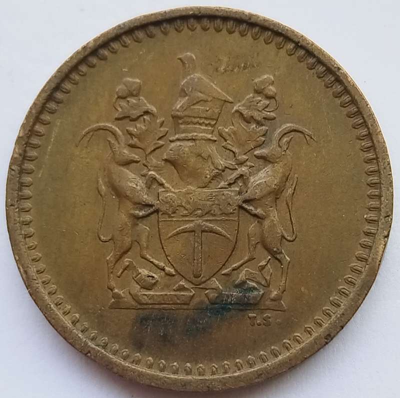 1974     ONE Cents  COIN       Rhodesia               SUN15267