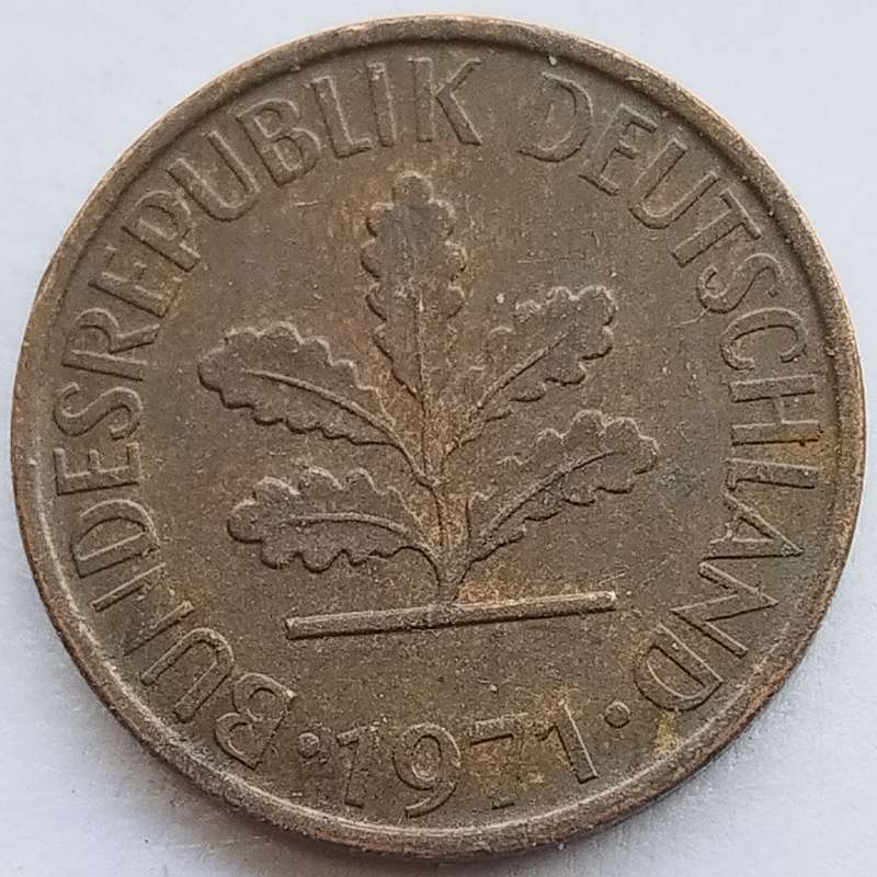 1971  1 Pfennig COIN      Germany        SUN15268