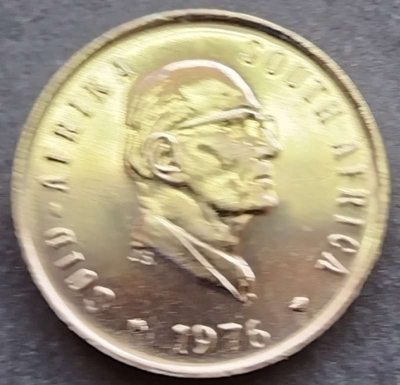 1976   5c   COIN  RSA                    SUN15375