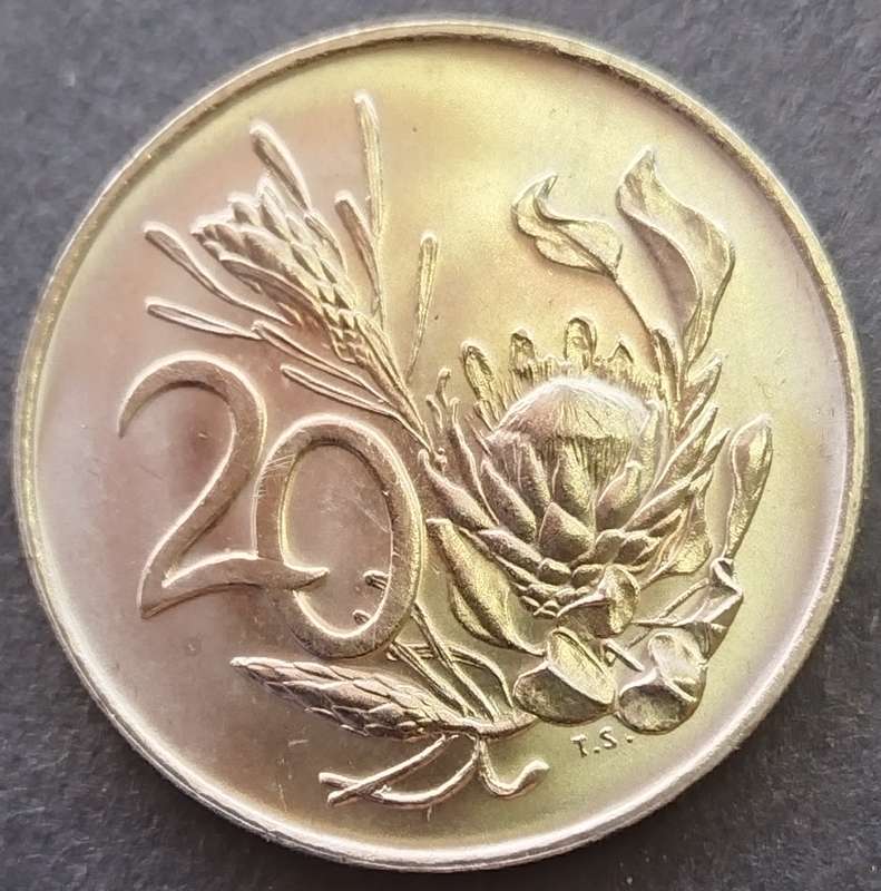 1972   20c   COIN  RSA                    SUN15406