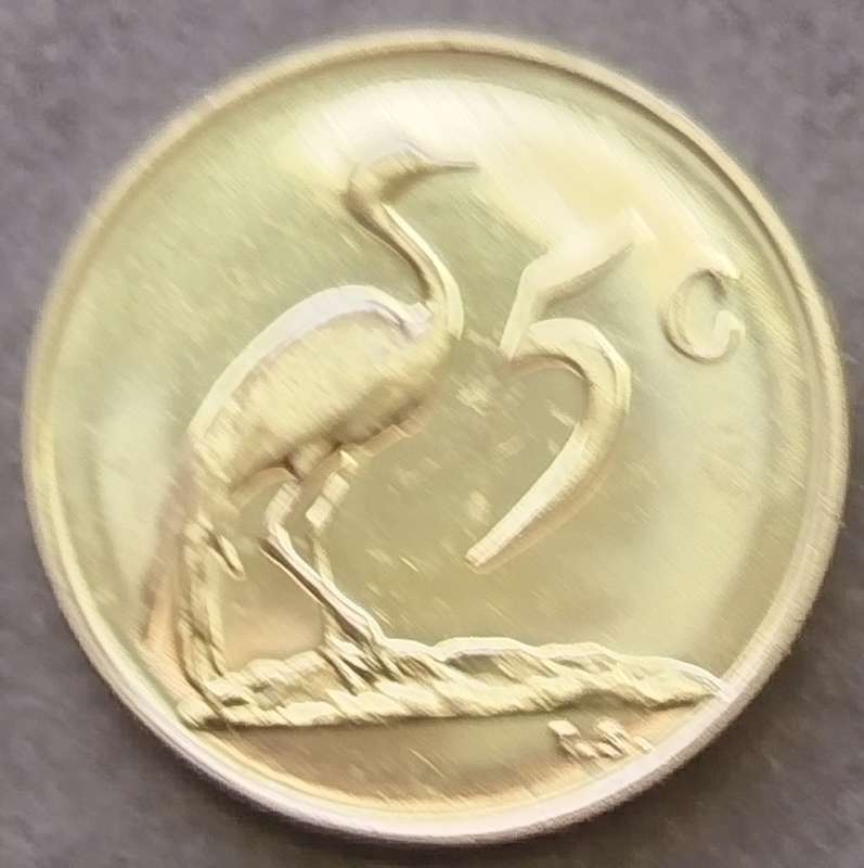 1972   5c  RSA                      SUN15411