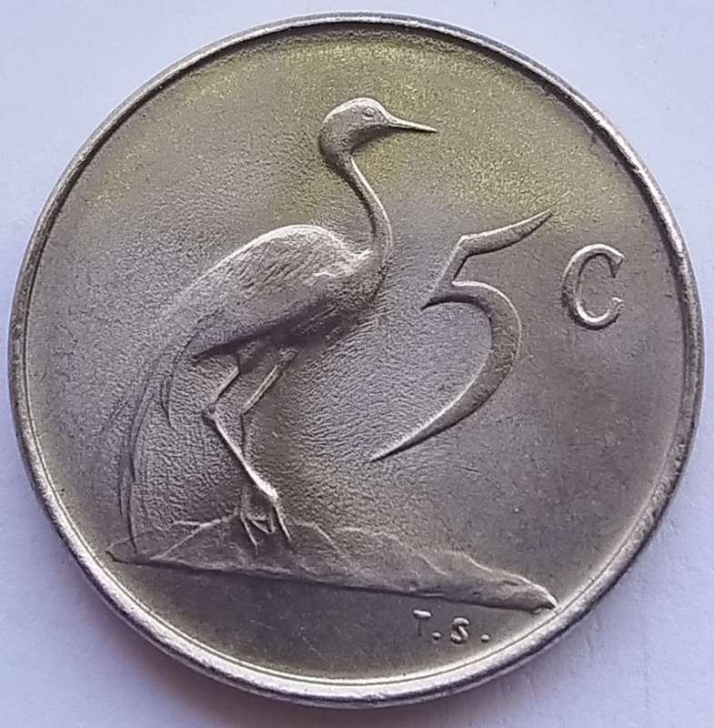 1967   5c   COIN   (AFRIKAANS)       SUN15446