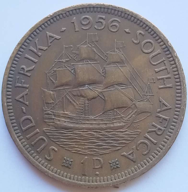 1956       PENNY  COIN        SA                       SUN15449
