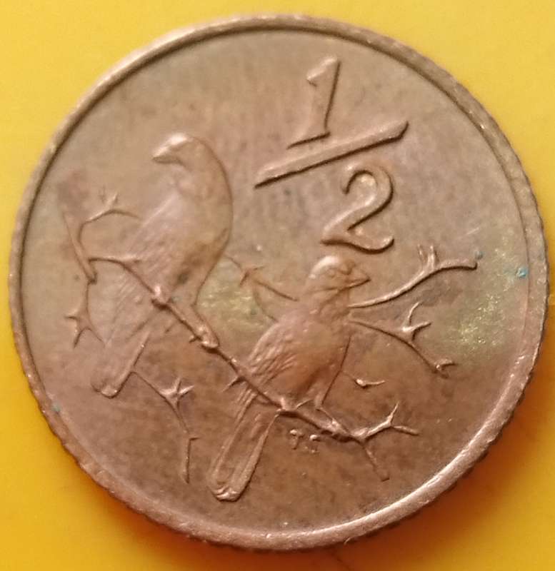 1970     1/2  Cent     Coin                SUN15494