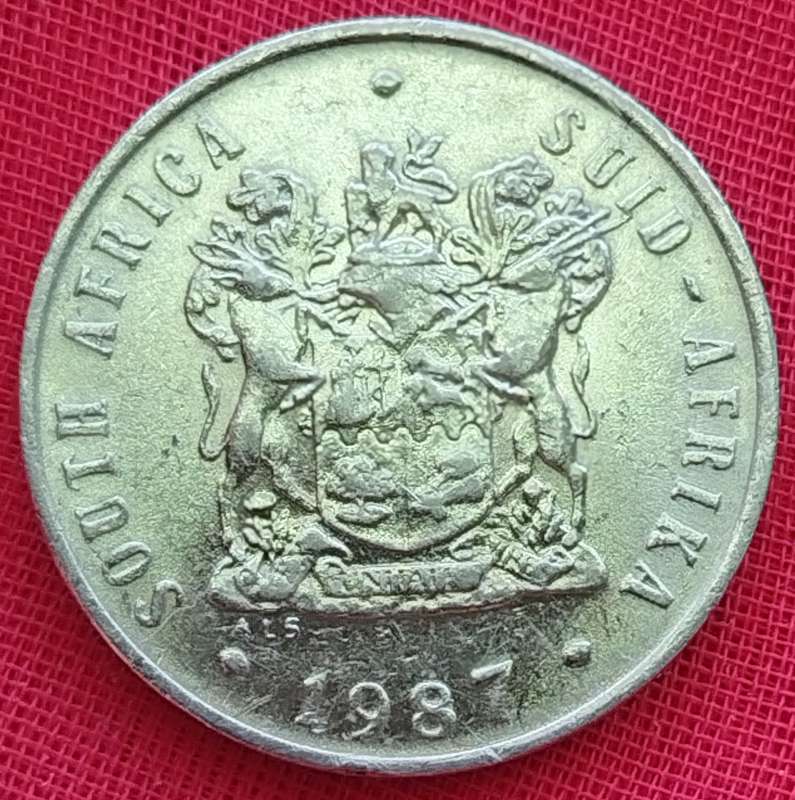 1987  10c   Coin     RSA           SUN15543