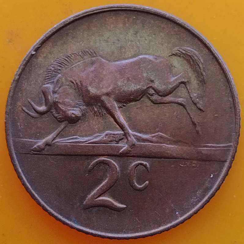 1966   2c   COIN   (Afrikaans)       SUN15548