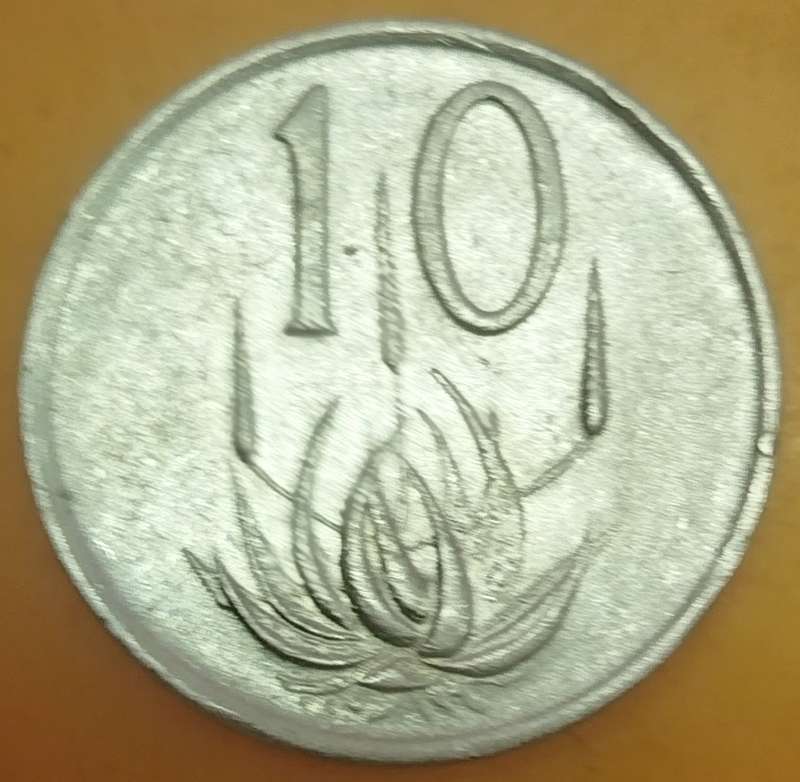 1987    10c   Coin     RSA           SUN15573