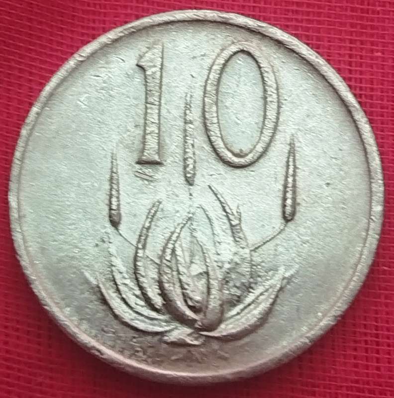 1989   10c   Coin     RSA           SUN15577