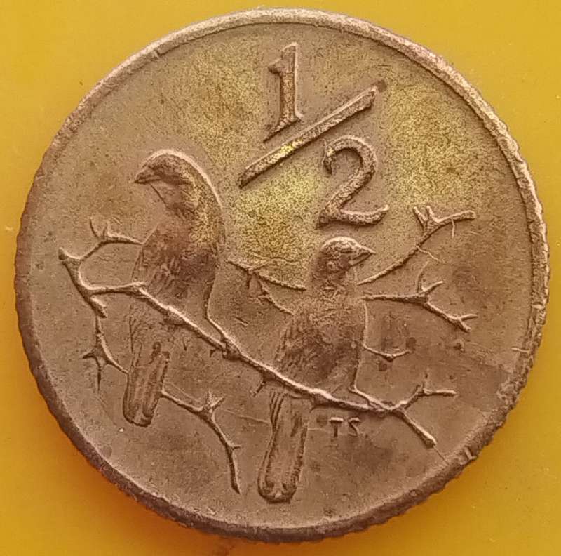 1970     1/2  Cent     Coin                SUN15595
