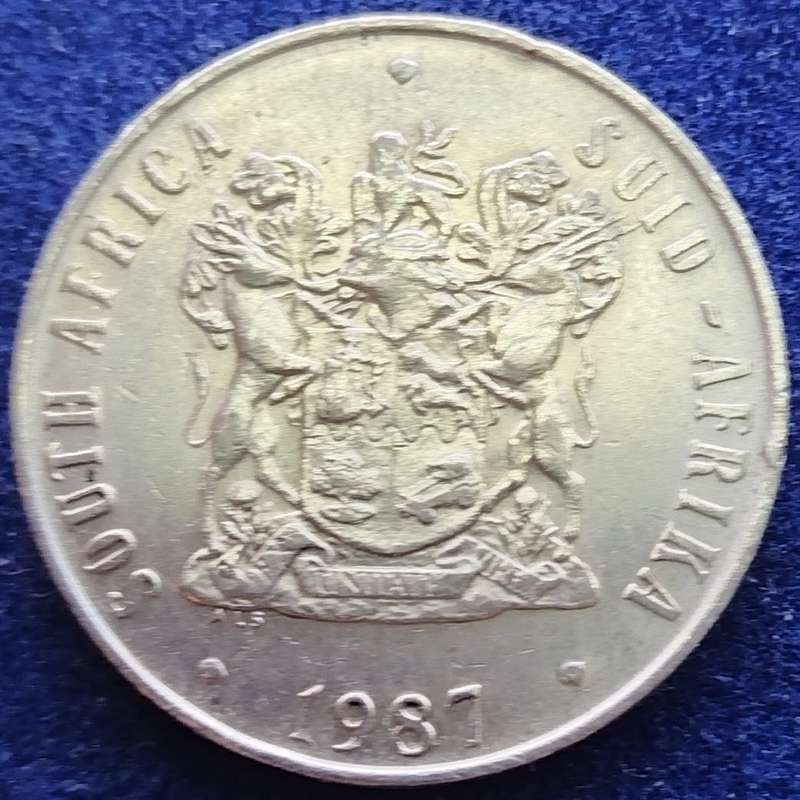 1987  50c   Coin     RSA           SUN15651
