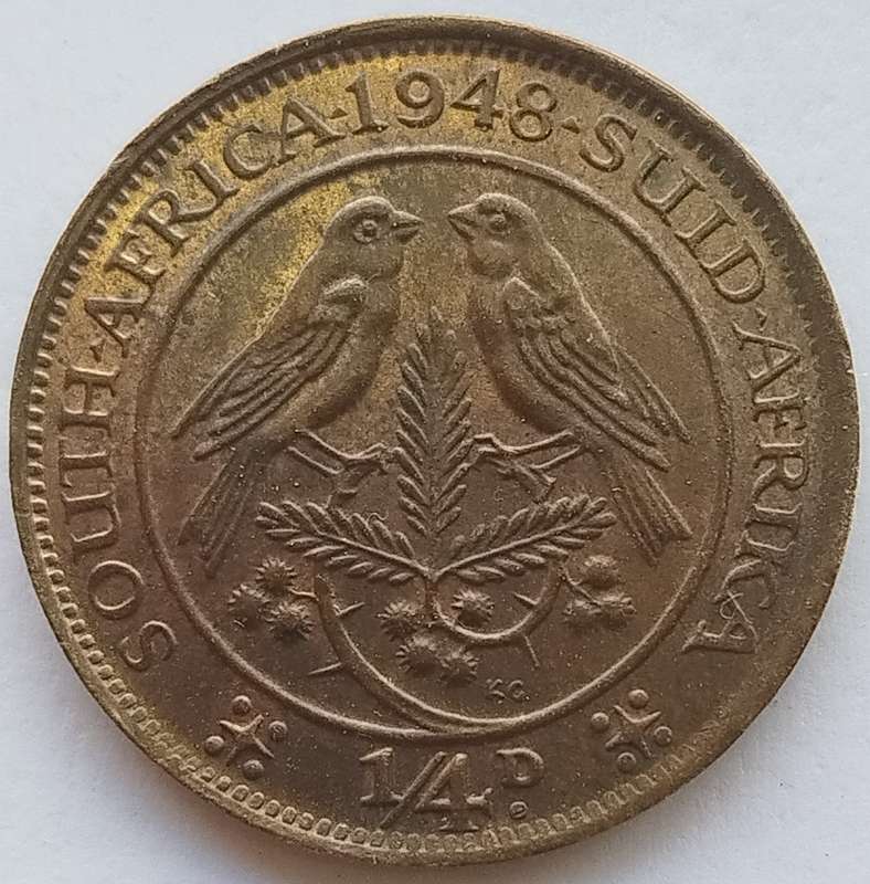 1948      QUARTER  PENNY  COIN        SA                       SUN15693