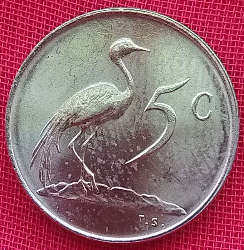 1975   5c   COIN  RSA                    SUN15724