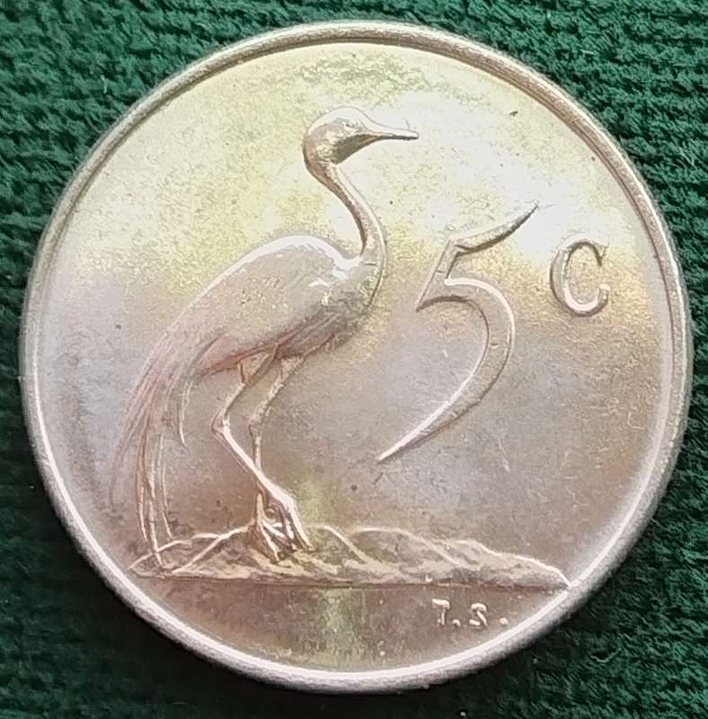 1965   5c   COIN   (Afrikaans)       SUN15759