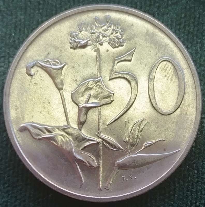 1975   50c   COIN  RSA                    SUN15775