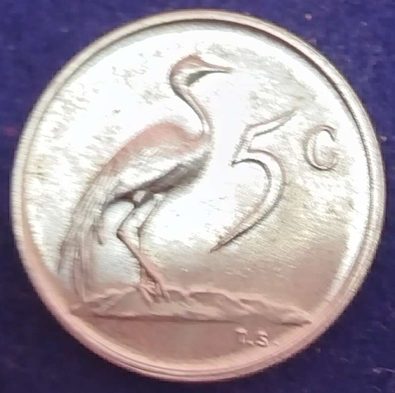 1970  5  CENT      RSA       SUN15814
