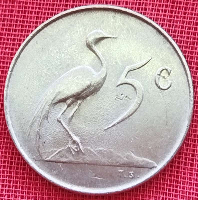 1967   5c   COIN   (English)       SUN15819
