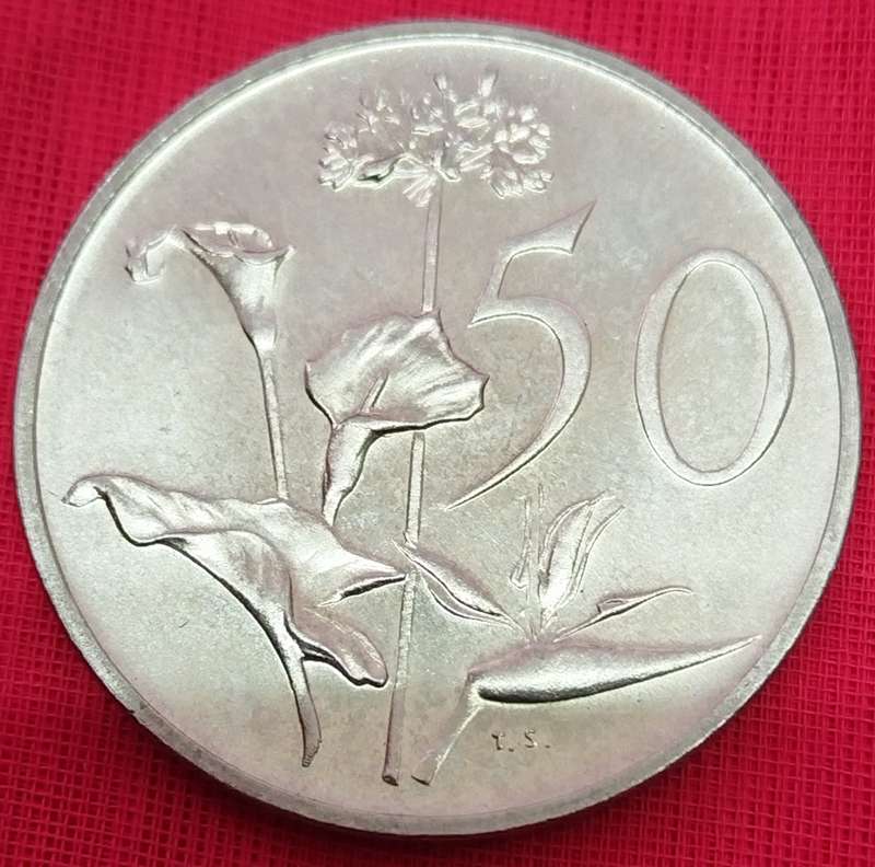 1975   50c   COIN  RSA                    SUN15870