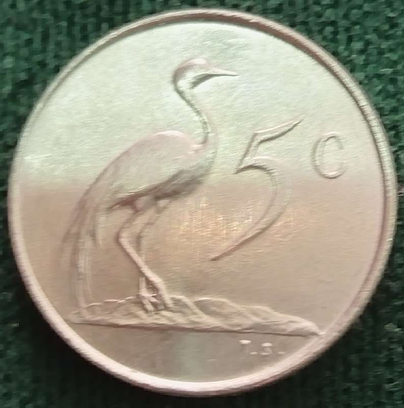 1967  5c   COIN   (Afrikaans)       SUN15899