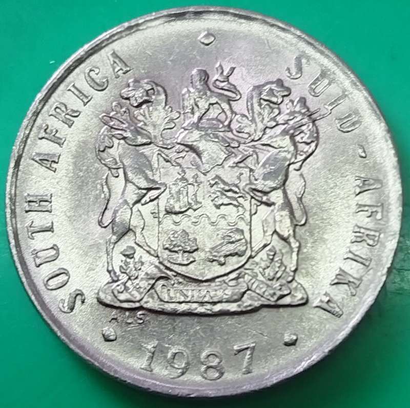 1987  10c   Coin     RSA           SUN16002