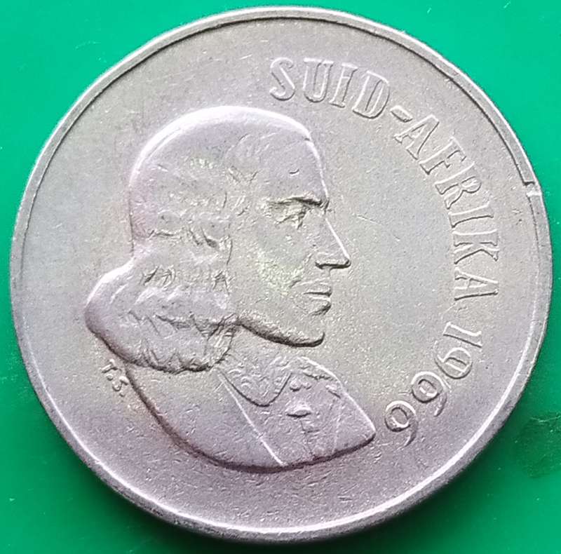 1966   10c   COIN   (Afrikaans)       SUN16038