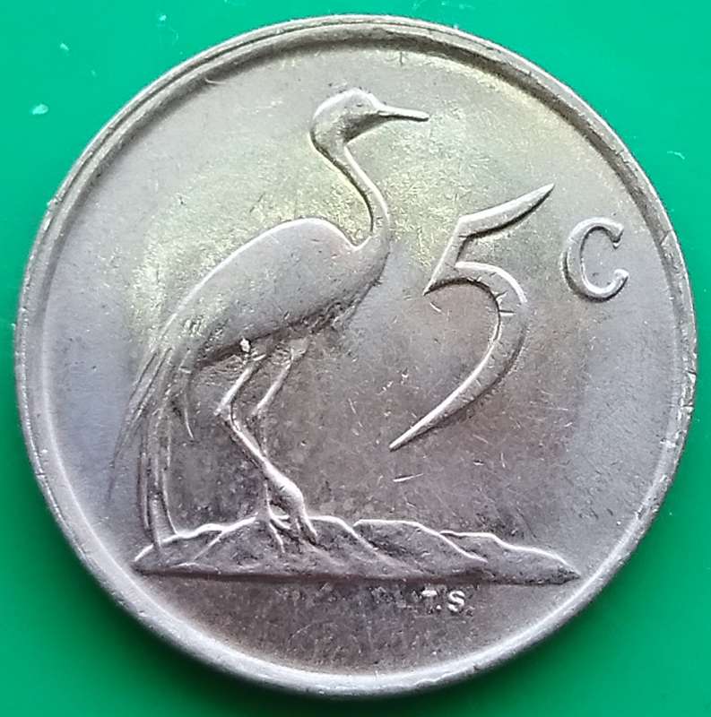 1983   5c  RSA                      SUN16062