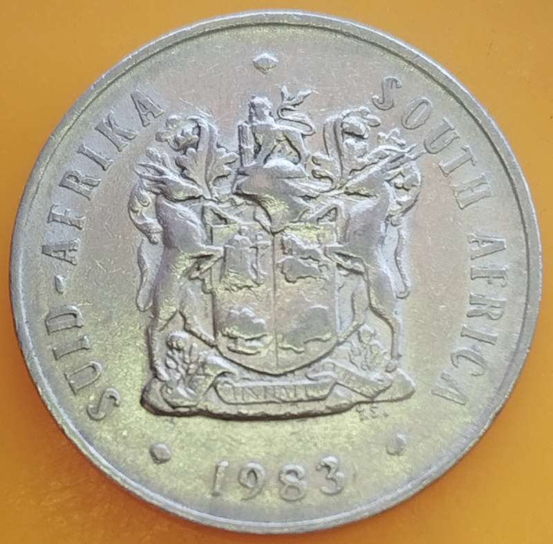 1983   20c   COIN  RSA                    SUN16080