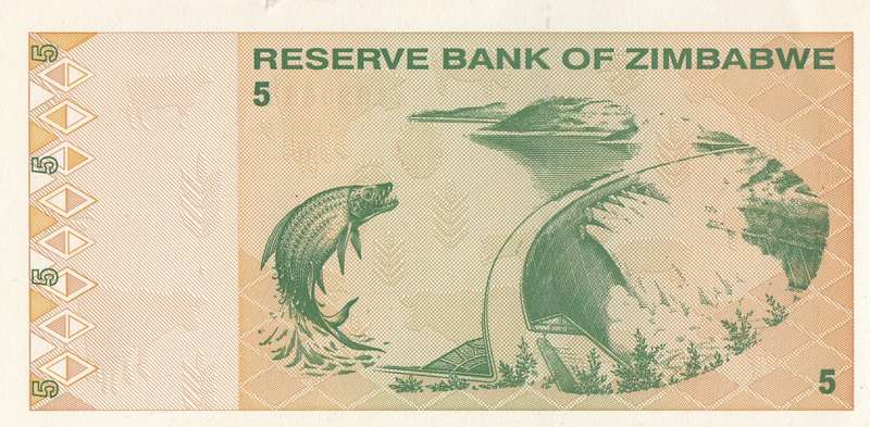 FIVE DOLLARS       ZIMBABWE        AA0236583      SET086